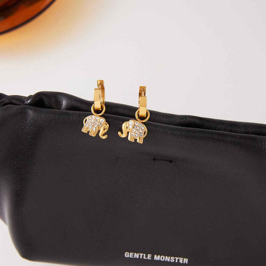 Elephant Zircon Earring Collection