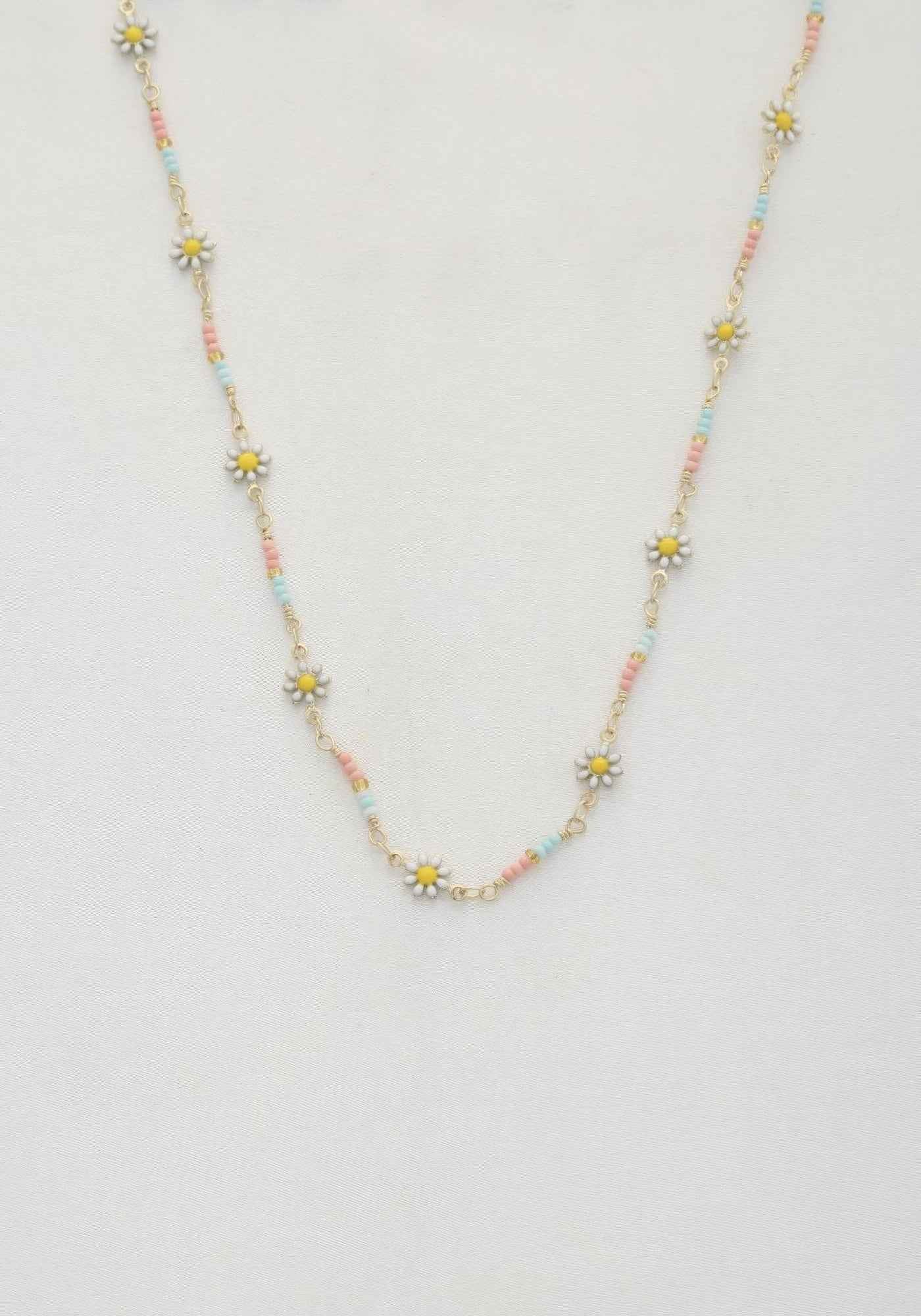 Flower Beaded Necklace
