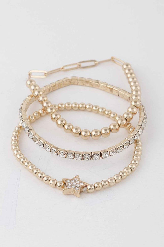 Bejeweled Star Beaded Bracelets