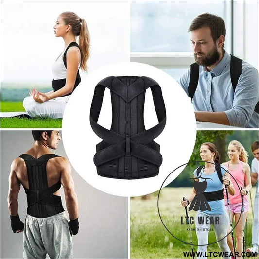 Adjustable Lumbar Support Vest for Optimal Posture - L.T.C Wear Online Fashion Store