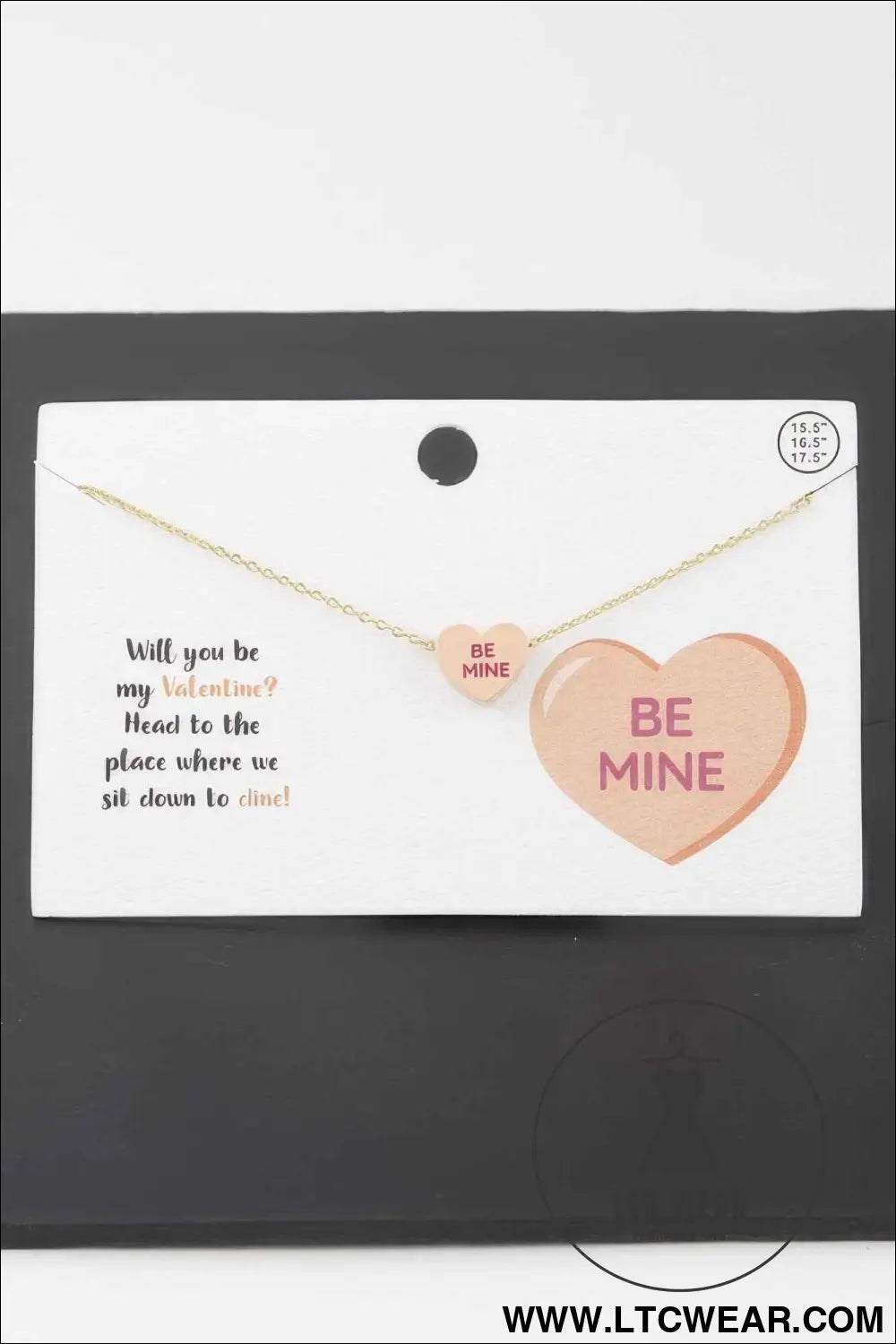 Be Mine Heart Pendant Necklace