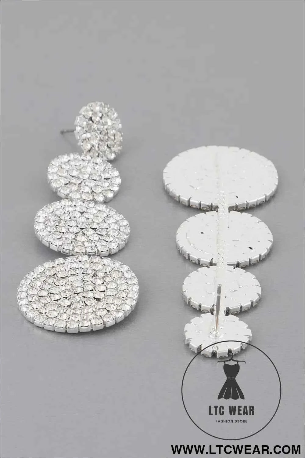 Bedazzled Disco Ball Drop Earrings