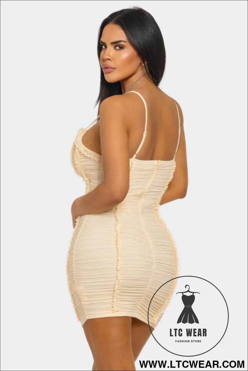 Candy Crush Ruched Mini Dress