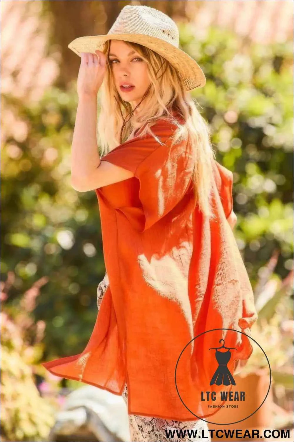 Collar Neck Button Down Robe Oversize Jacket