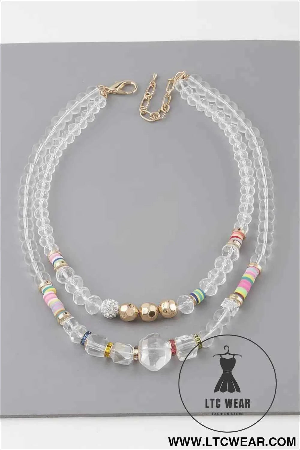 Crystal Bead Necklace - Elegant and Unique Jewelry Piece