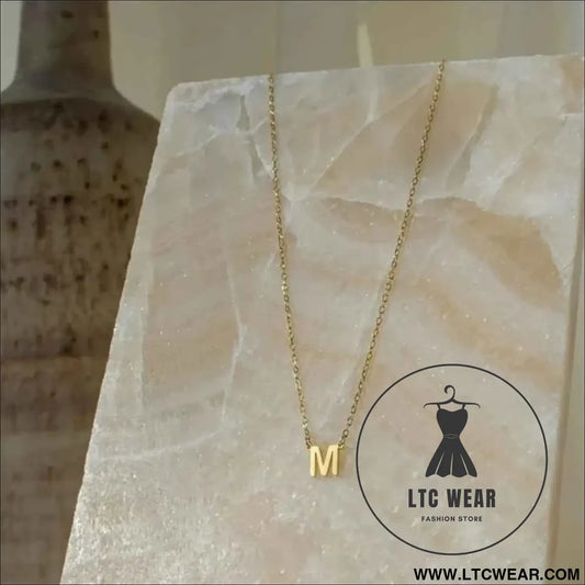 Delicate Initial Letter Necklace