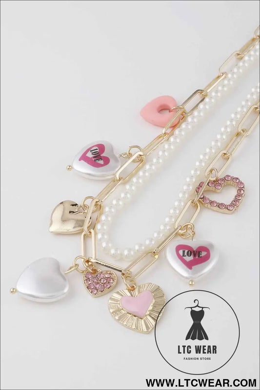 Heart Charms Necklace