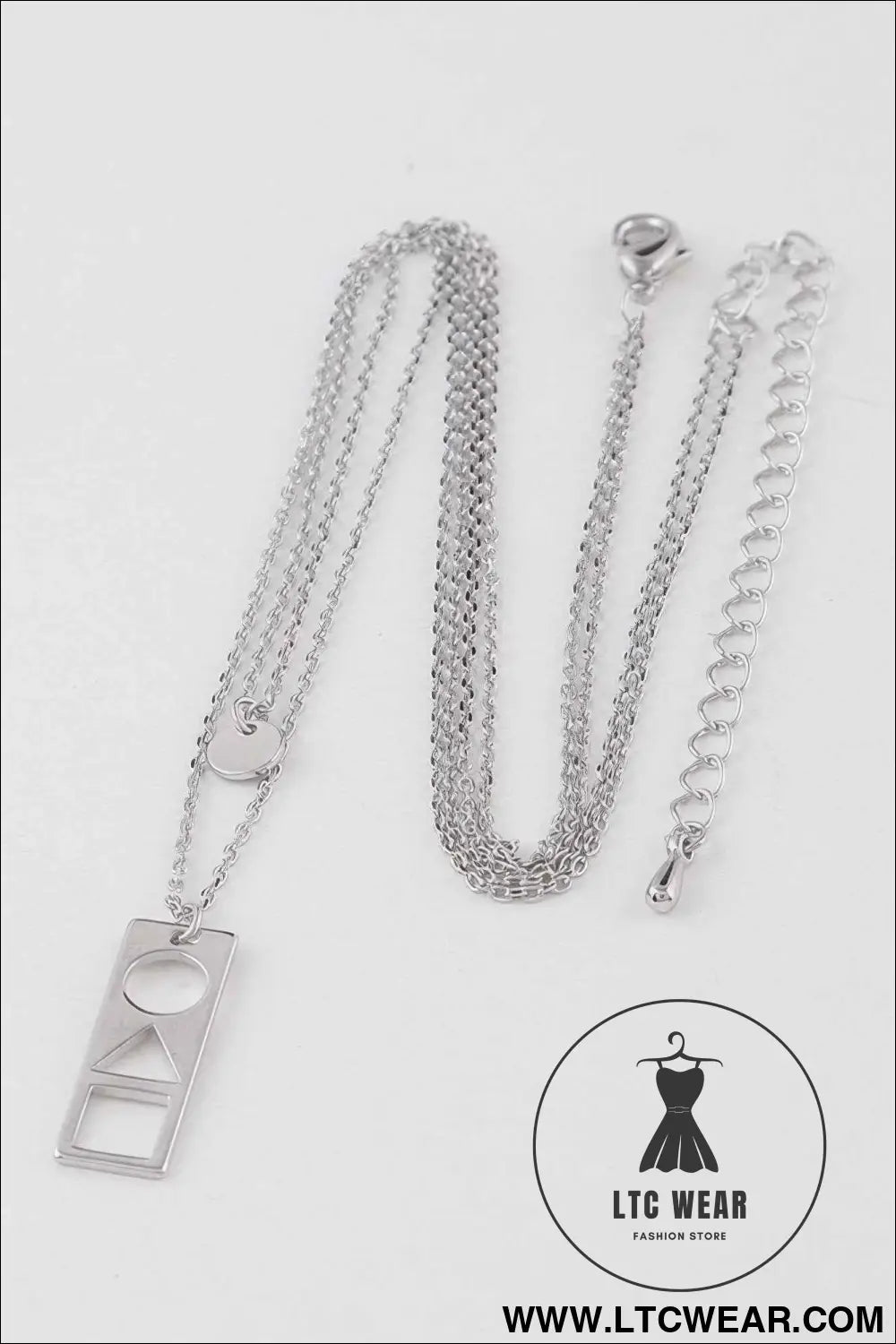 Inverted Shape Pendant Necklace