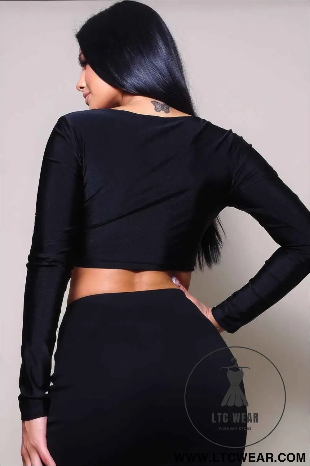 Long Sleeve Corset Top