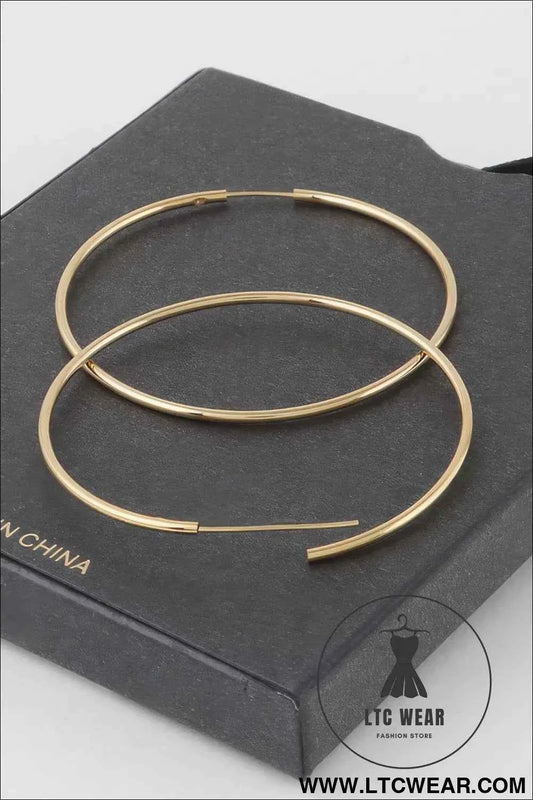 Minimal Delicate Hoop Earrings