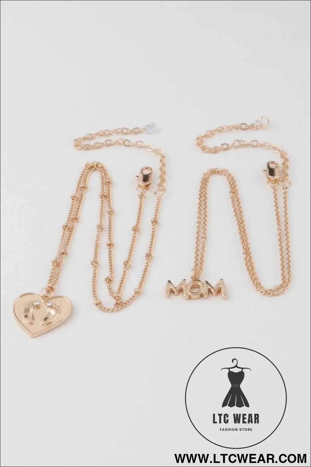 Mom Heart Pendant Necklace