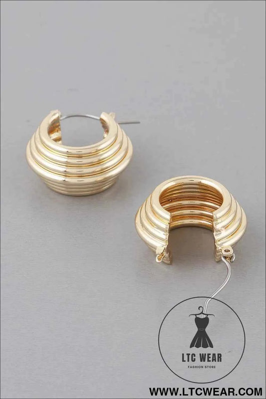 Multi Tube Hoop Earrings