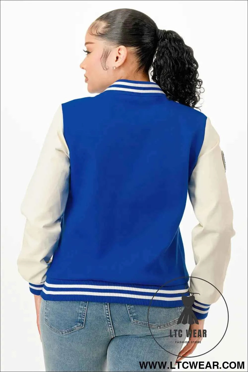 Patch Varsity Bomber Jacket
