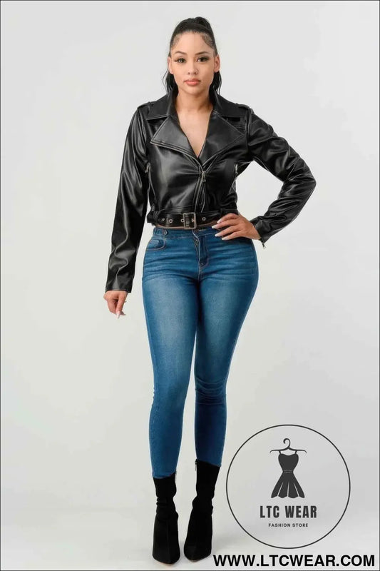Pu Leather Jacket