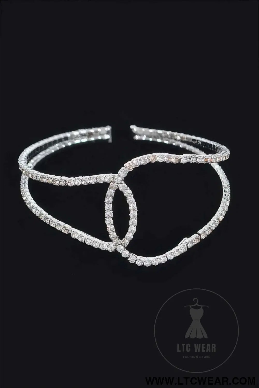Rhinestone Cuff Bracelet