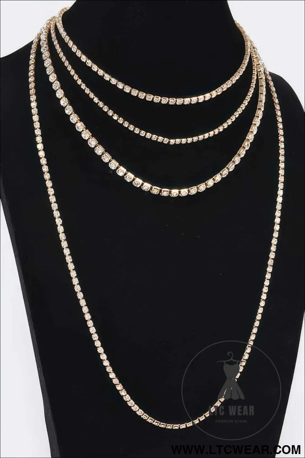 Rhinestone Multi-layer Necklace