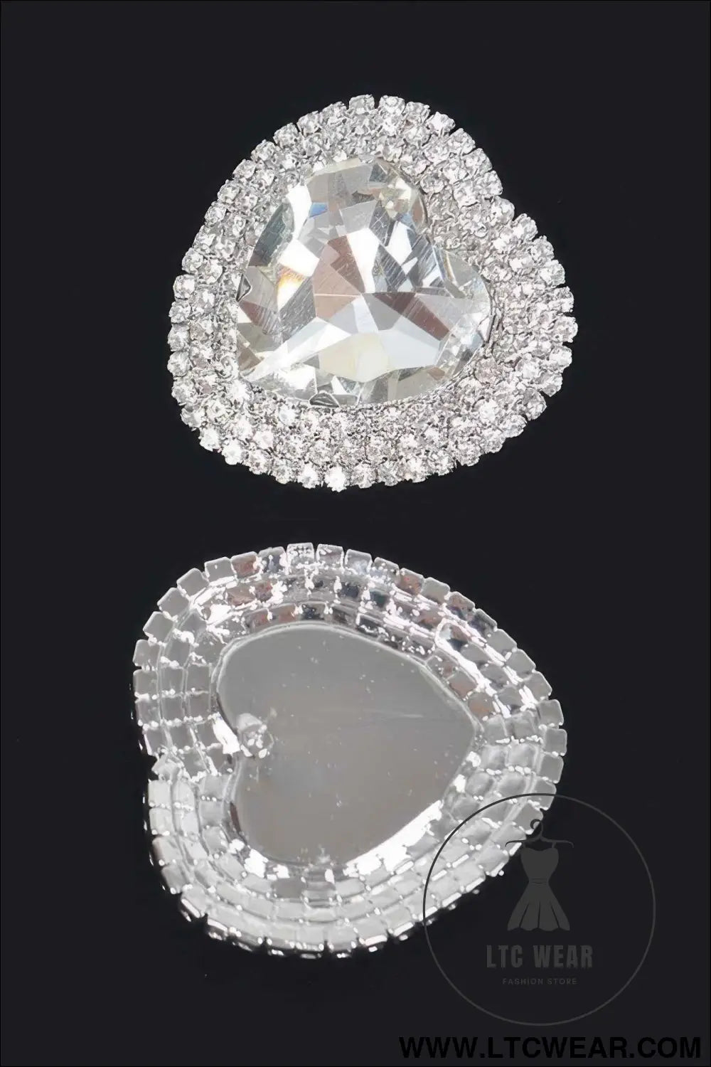 Rhinestone Stud Earring