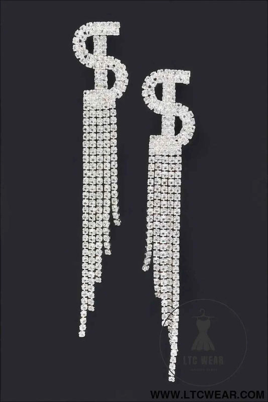 Rhinestone Tassel Earrings for Dazzling Elegance and Style