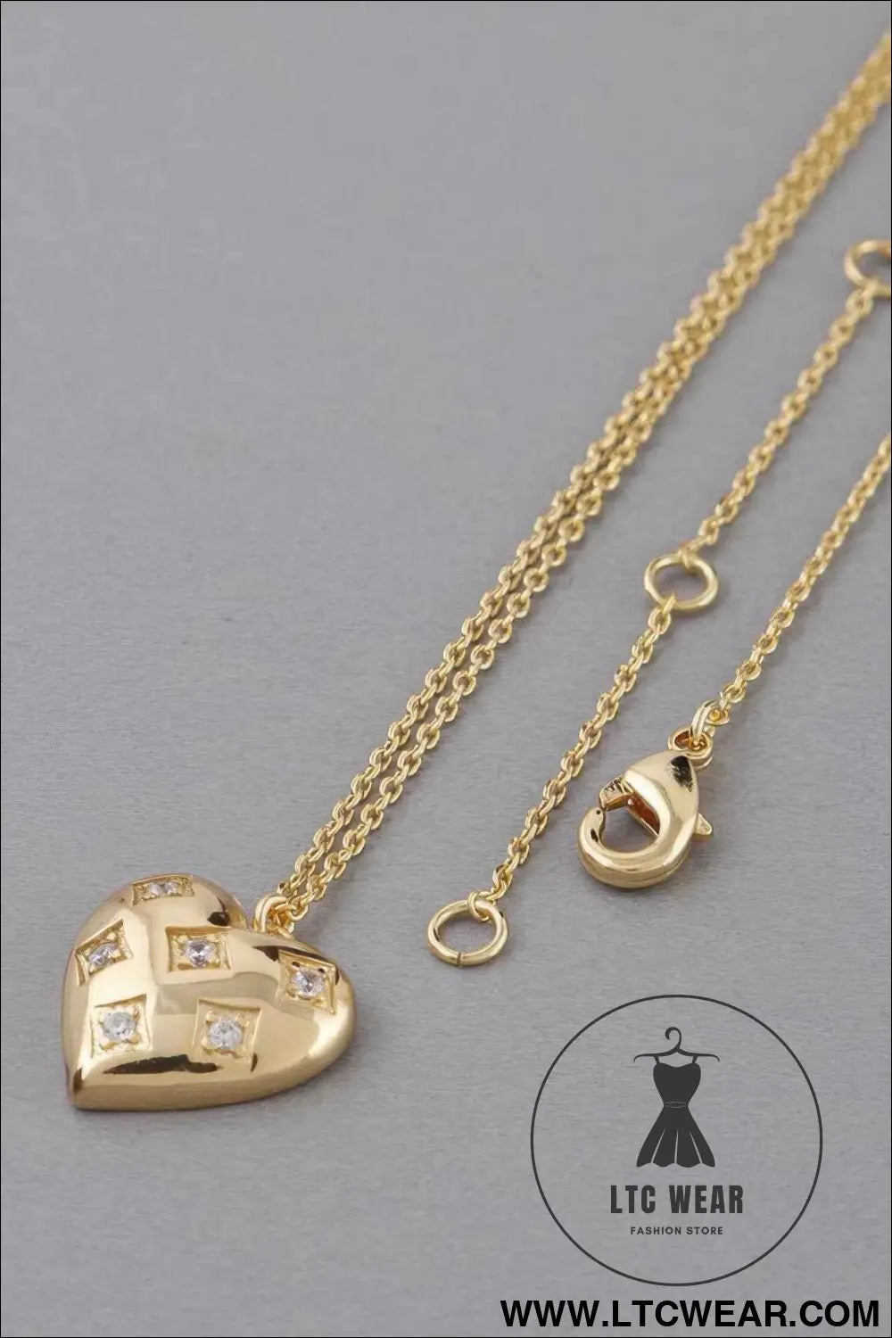 Shining Star Heart Necklace