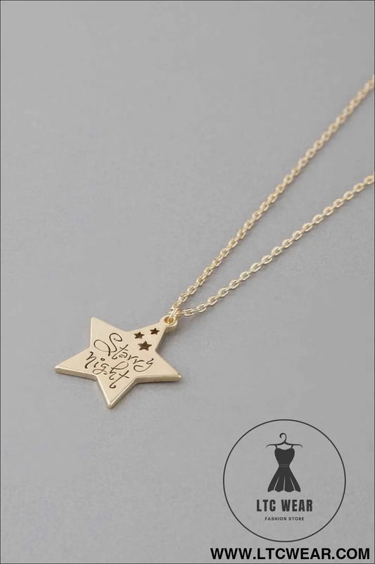 Starry Night Pendant Necklace