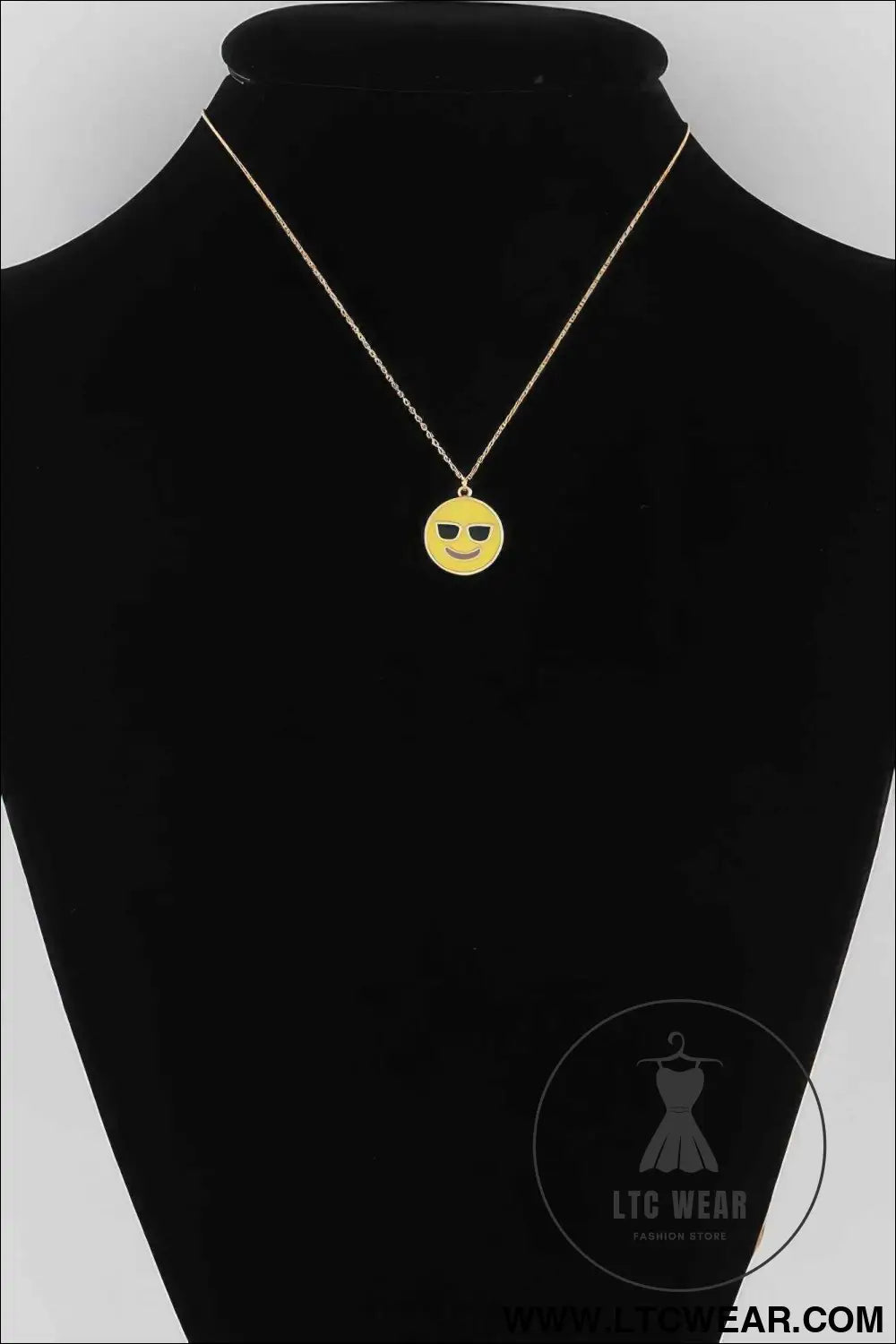 Sunglasses Face Emoji Necklace