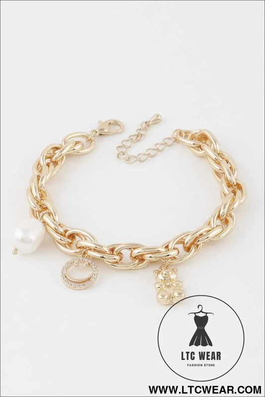 Teddy Bear Chain Bracelet