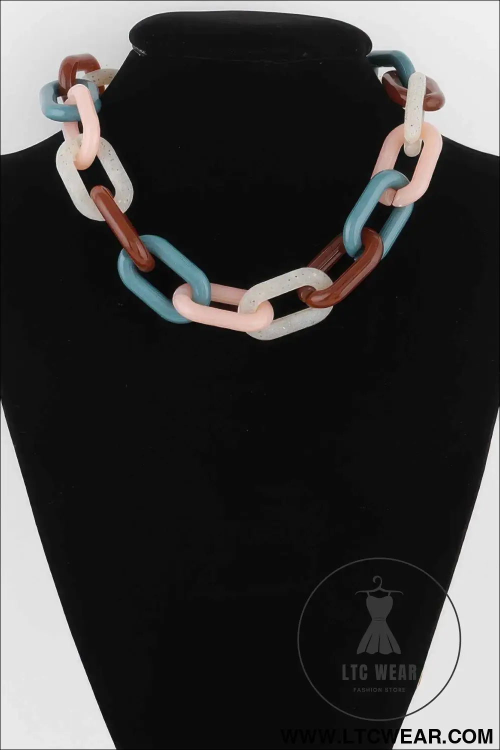 Two Toned Link Chain Necklace
