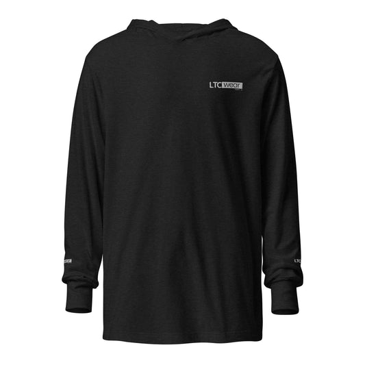 Hooded long-sleeve tee