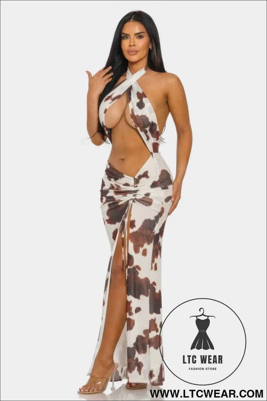 Wild Heat Cutout Maxi Dress