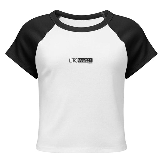 Women’s micro rib raglan baby tee