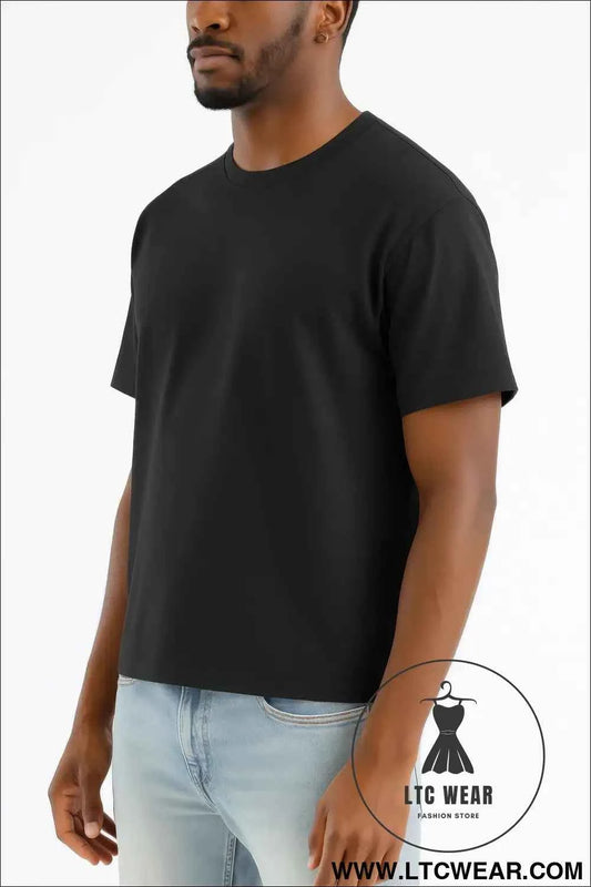 Women's Premium Short Sleeve Round Neck Basic Crop Top