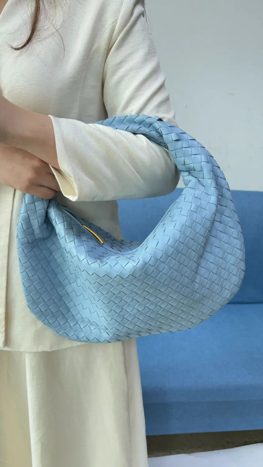 Large size women’s woven bag large capacity hand-held armpit bag women’s bag