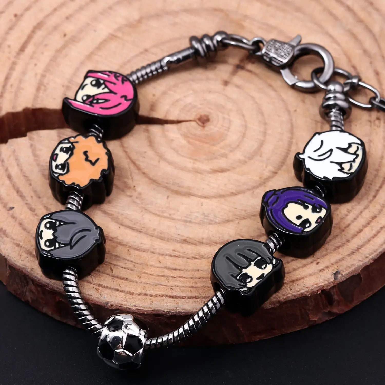 Blue prison diy bracelet national god renjaku senkiri hyoma kirishima ryosuke kiyoshi cartoon metal diy bracelet