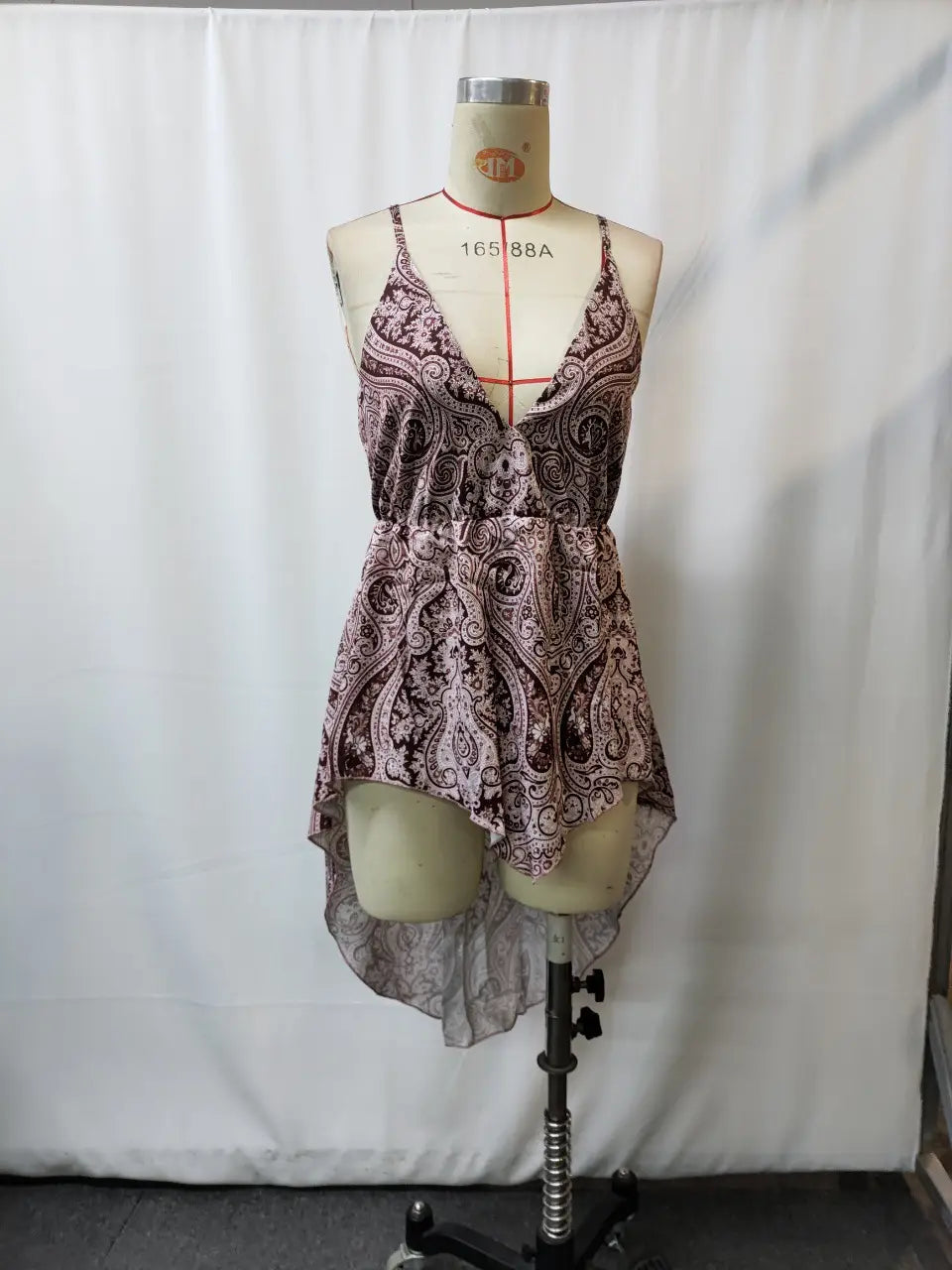 Western Retro Festival Print Sleeveless Dress for Women
