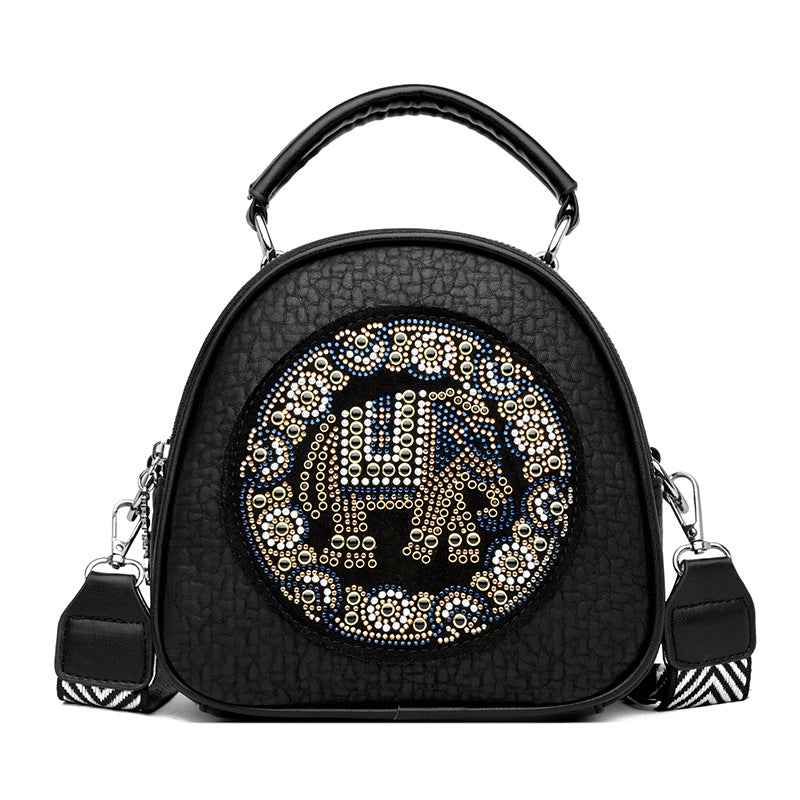 Women's Bag Multi-layer Large Capacity Vintage Shoulder Crossbody Bag Casual Commute Versatile Tote Bag