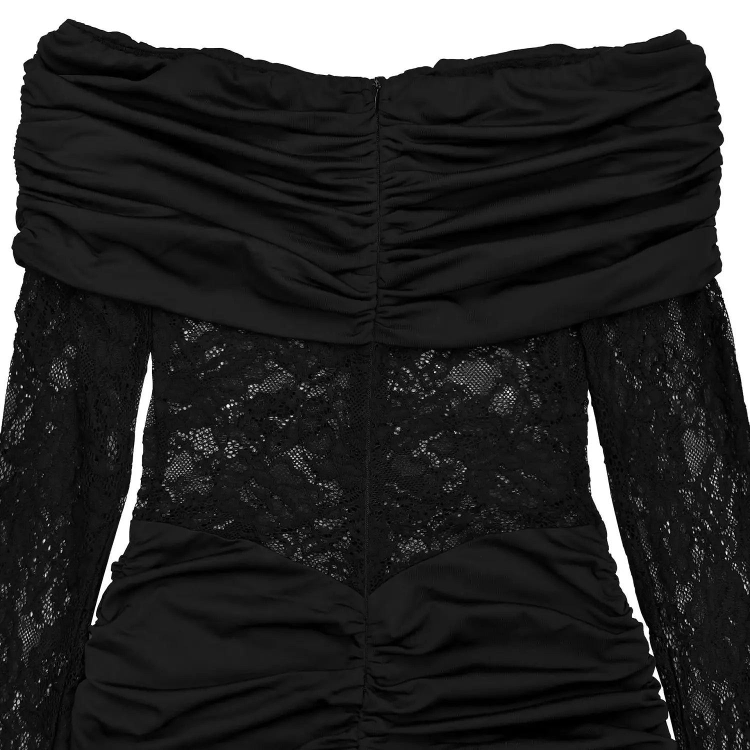 Fashion Women's Sexy One-Shoulder Lace Bodycon Dress