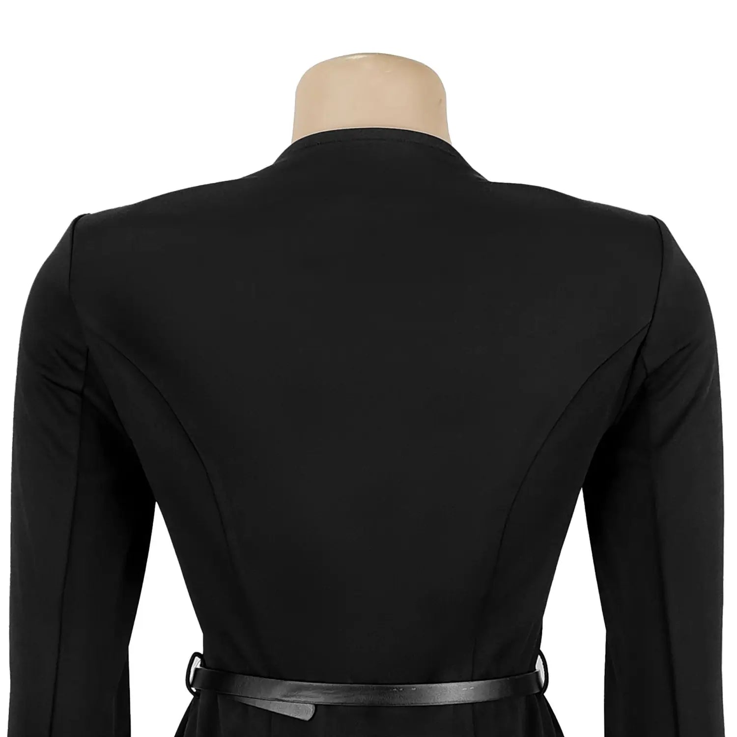 Fashionable women’s slimming belted top and pants set