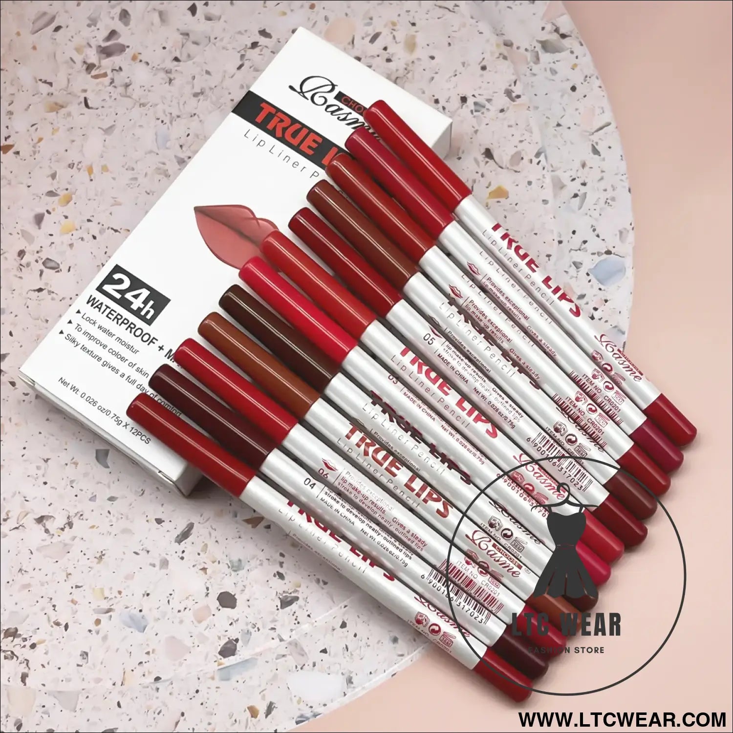 12-Piece Lipstick Set: Perfect Valentine's Day Gift - L.T.C Wear Online Fashion Store