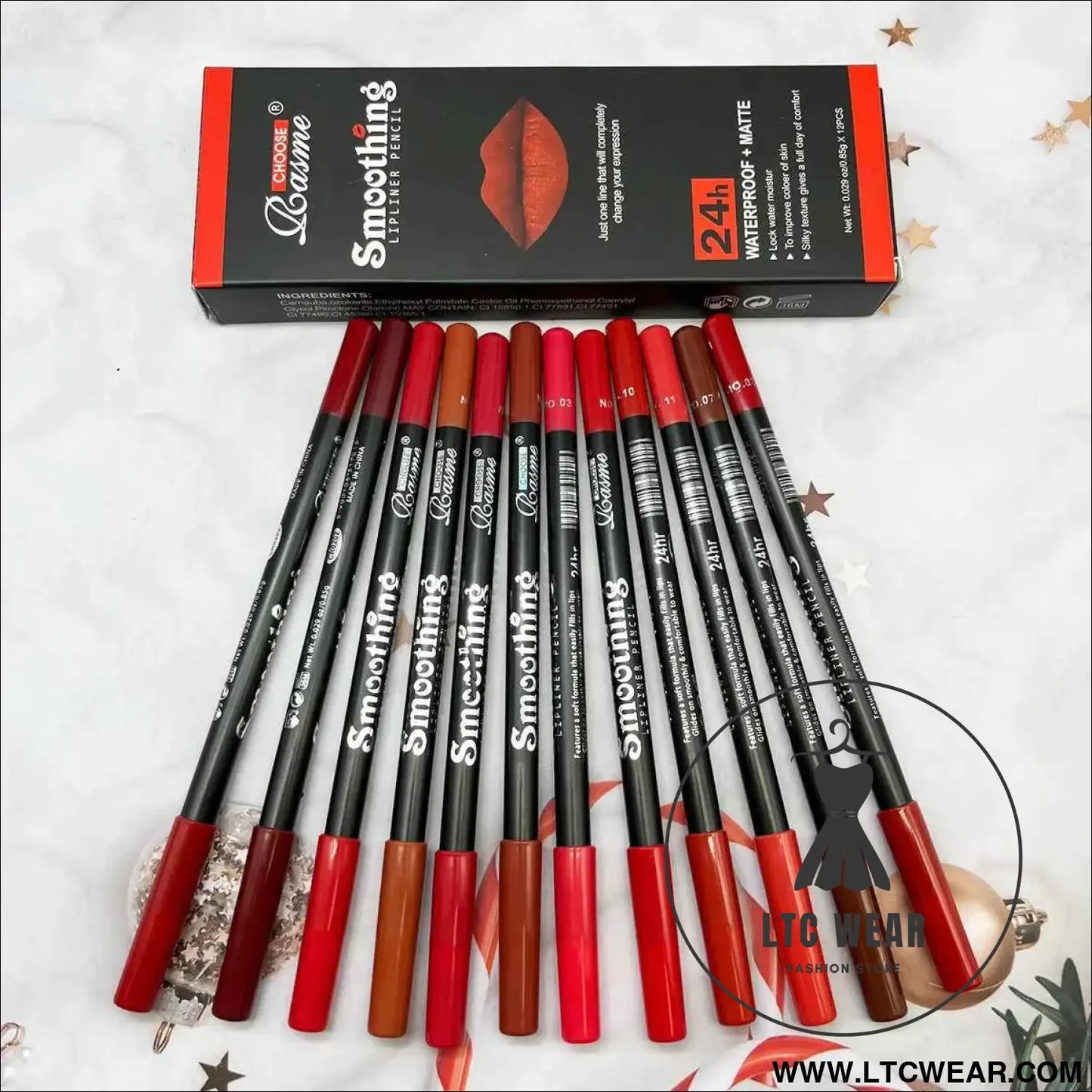 12-Piece Lipstick Set: Perfect Valentine's Day Gift
