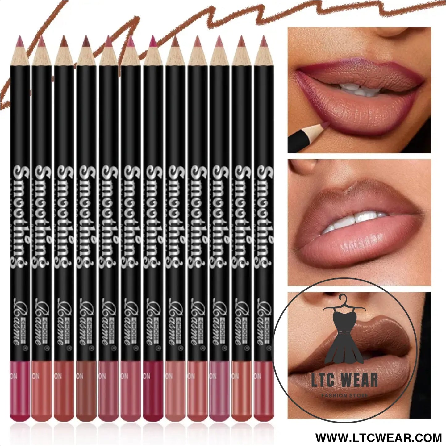 12-Piece Lipstick Set: Perfect Valentine's Day Gift - L.T.C Wear Online Fashion Store