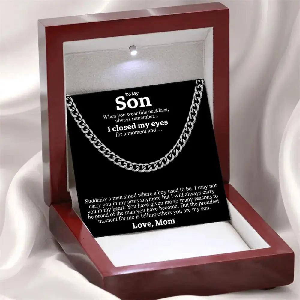 Stainless steel necklace men titanium cuban chain polished round hip hop fashion jewelry