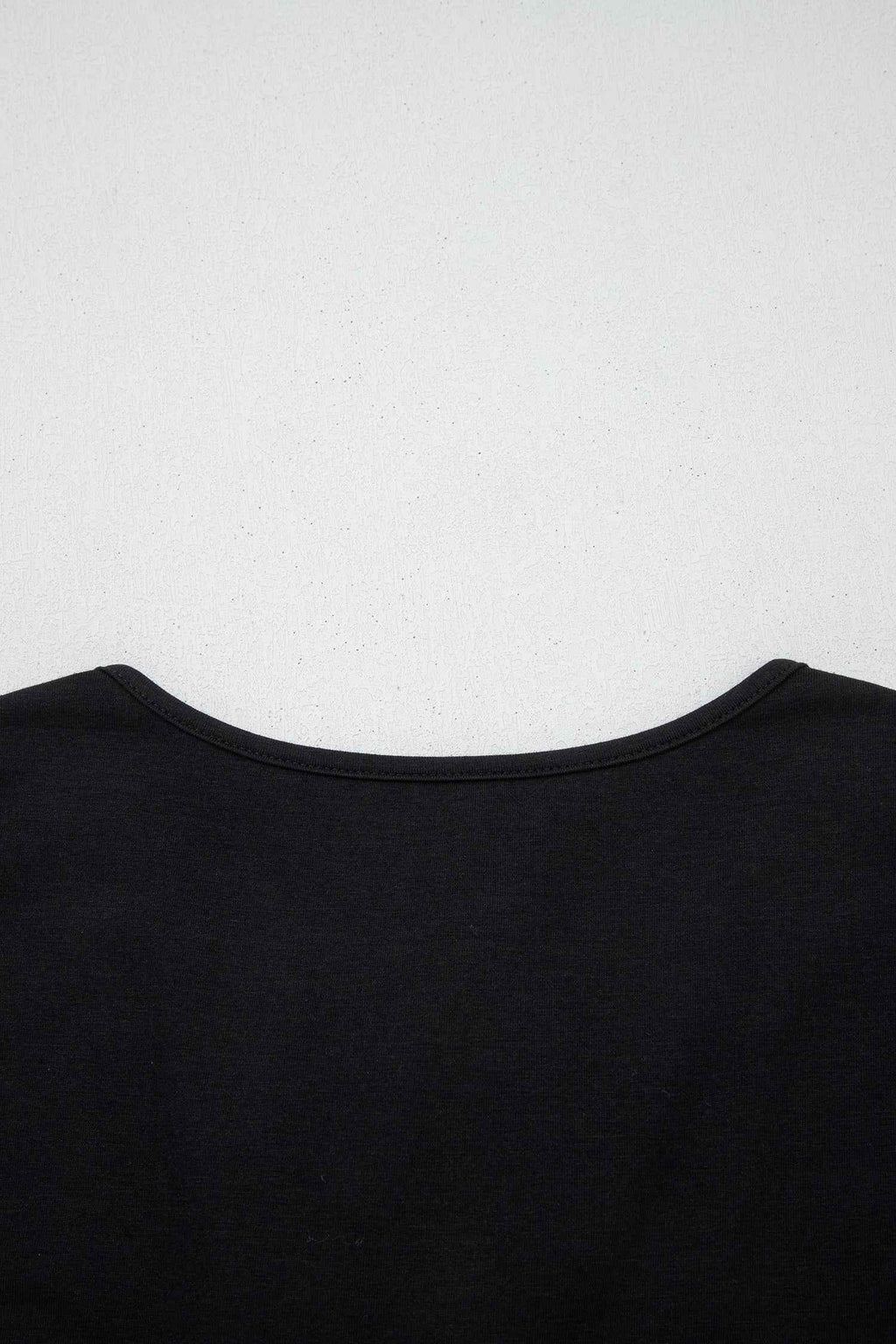 Black Plus Size Solid Color Bow Tie Peplum Tank Top