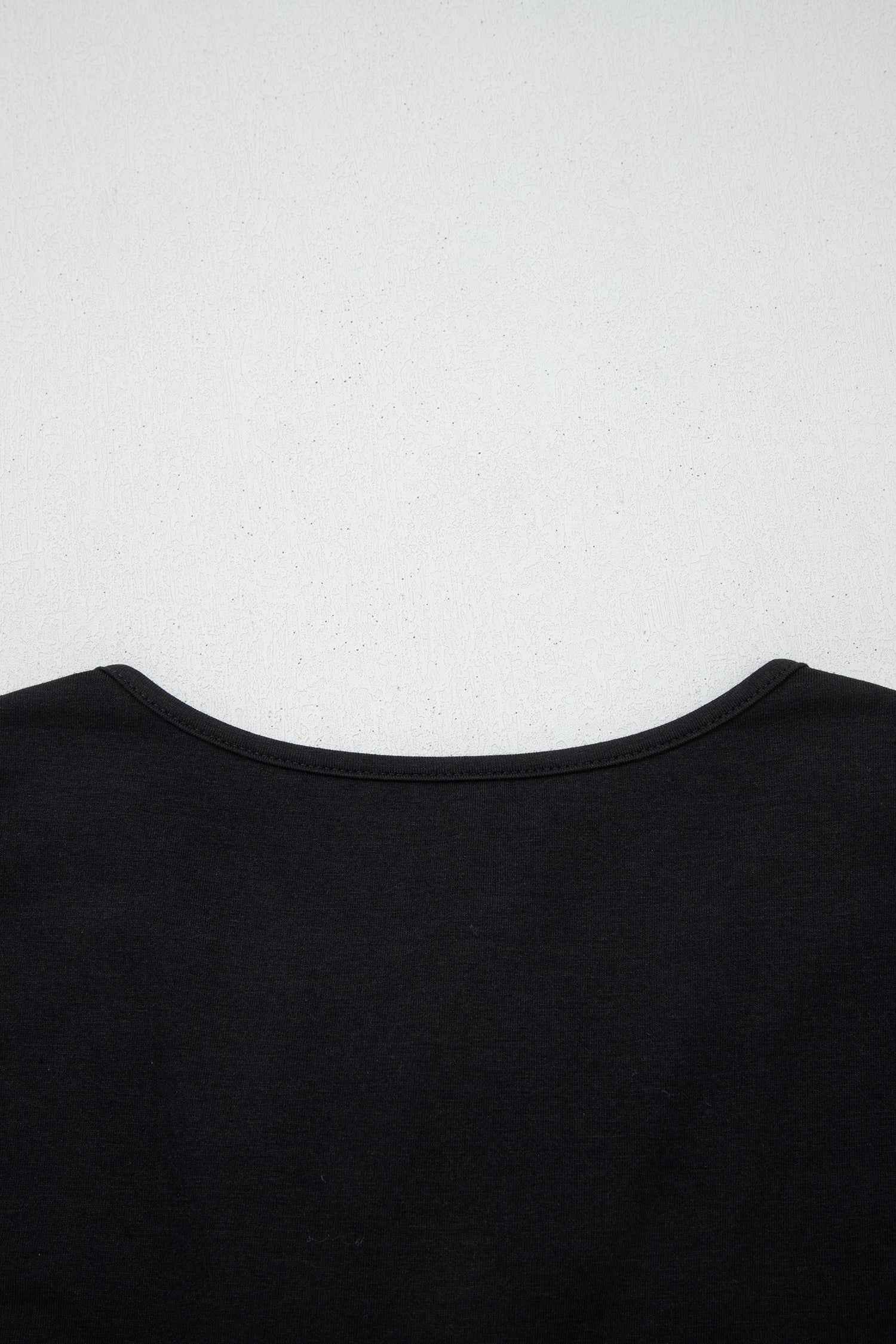 Black Plus Size Solid Color Bow Tie Peplum Tank Top