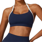 Hanging neck yoga quick drying sports bra running and fitness vest