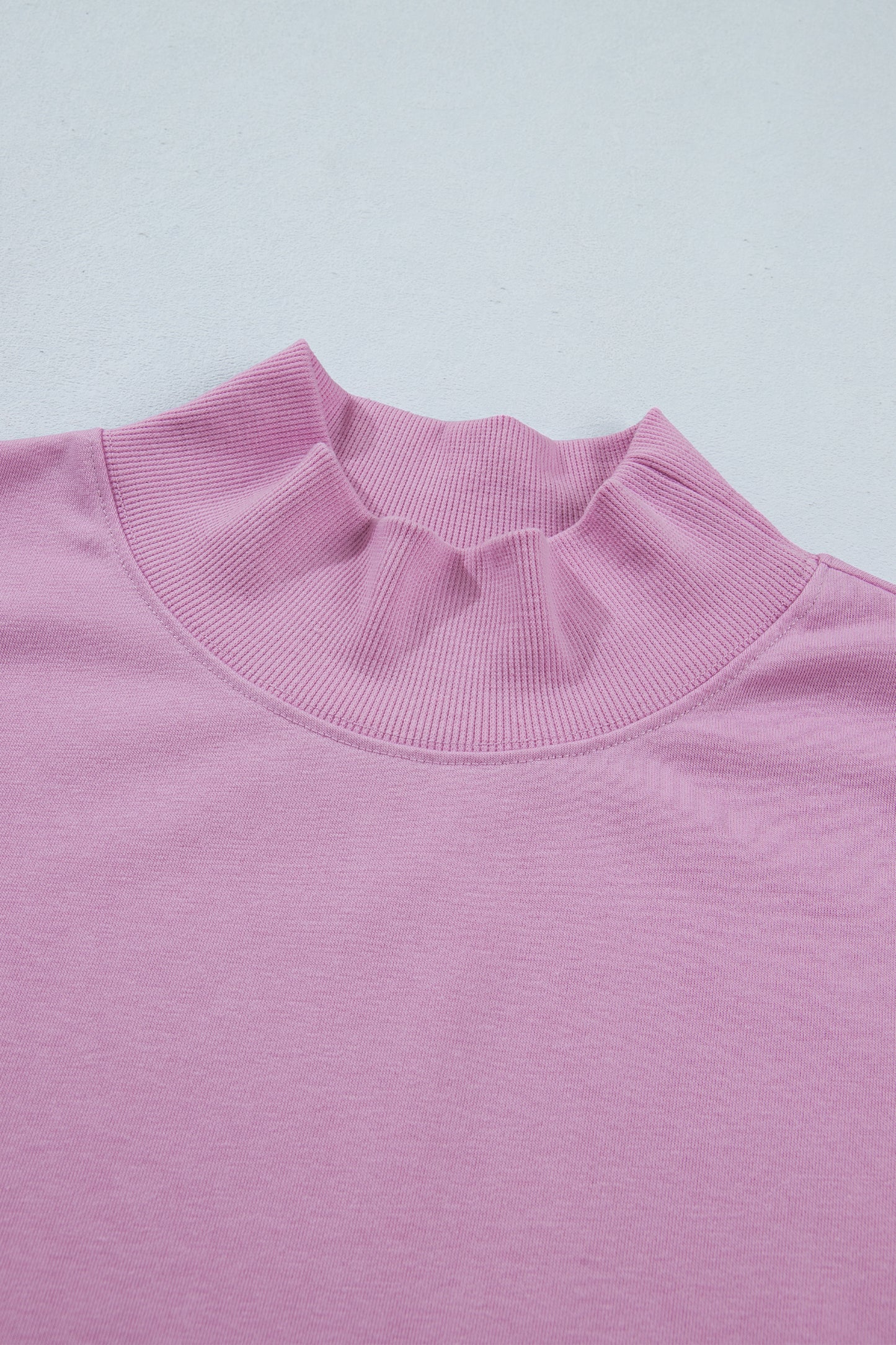 Yellow Solid Color High Neck Cap Sleeve Loose Top