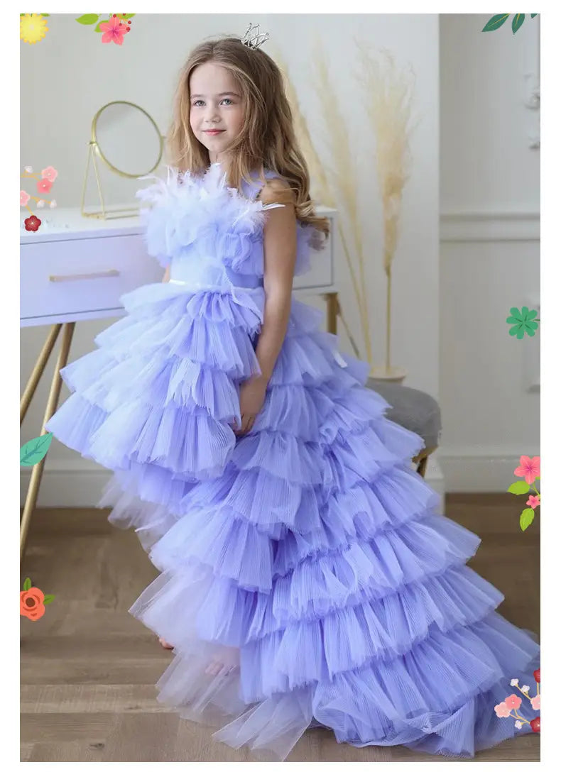 Children’s fluffy skirt sweet camisole princess skirt