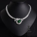  Plain Green Jadeite on a White Background