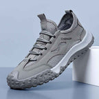 Work Safety Shoes for Men, Breathable Mesh Casual Shoes, Slip-Resistant Durable Hiking Shoes