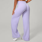 Comfortable High-Waisted Straight Leg Yoga Pants for Women