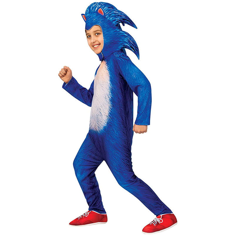 Halloween carnival cosplay costume sonic the hedgehog super sonic character costume performance outfit
